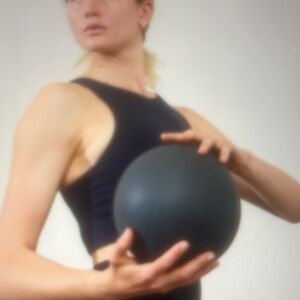 Athleta Black Conscious Crop Sports Bra Women's Size M